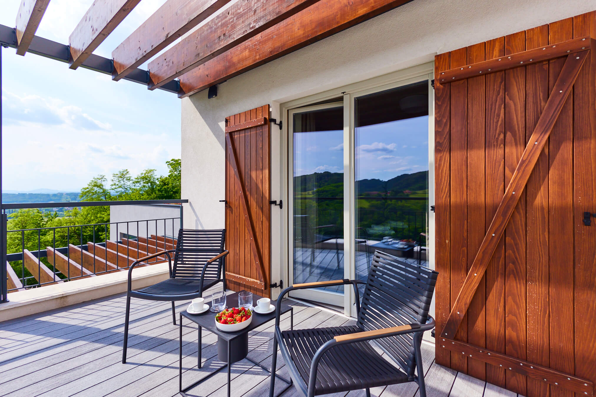 Balkon Soba Sunset Chalet