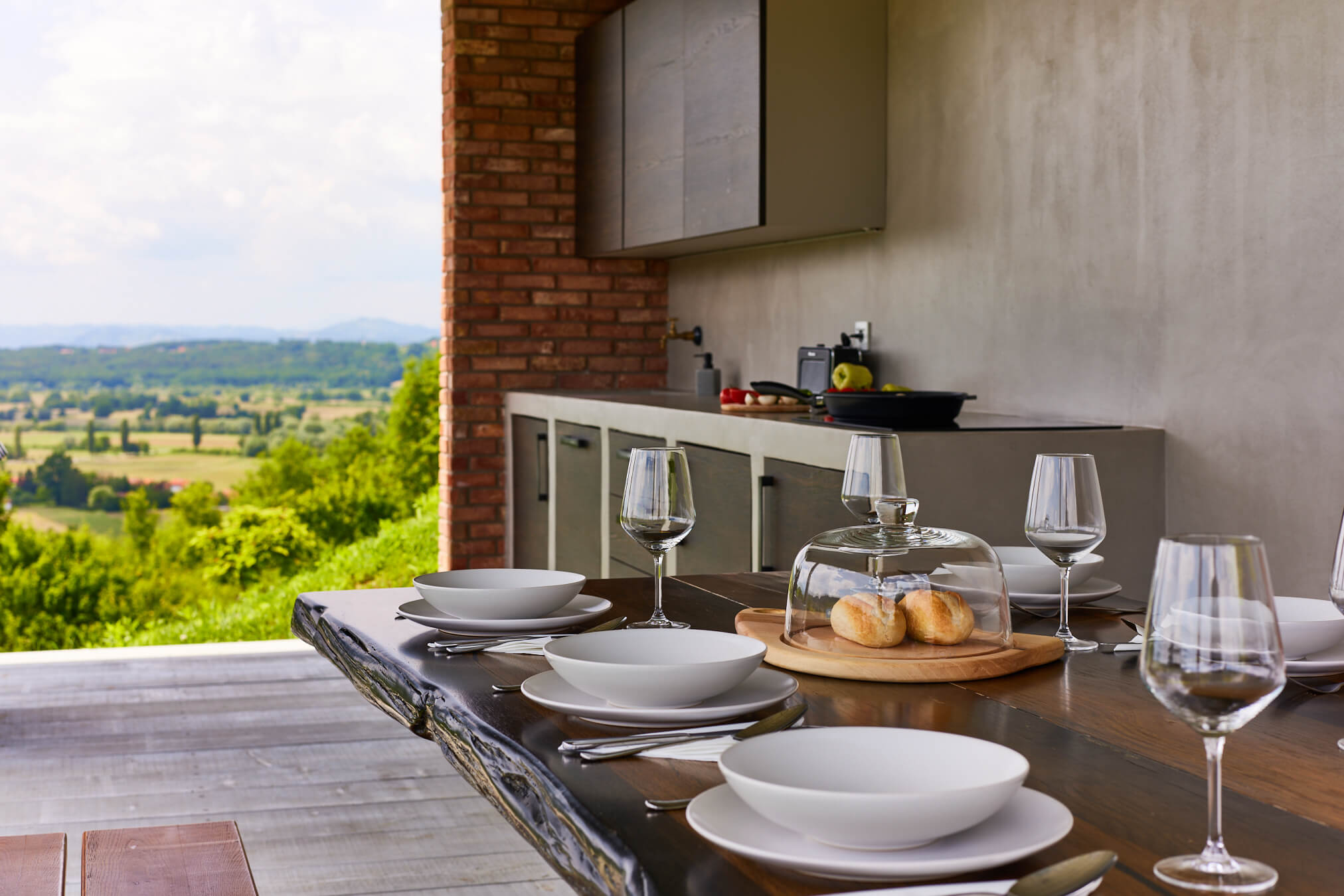 Open Kitchen Sunset Kuca Za Odmor Idilira