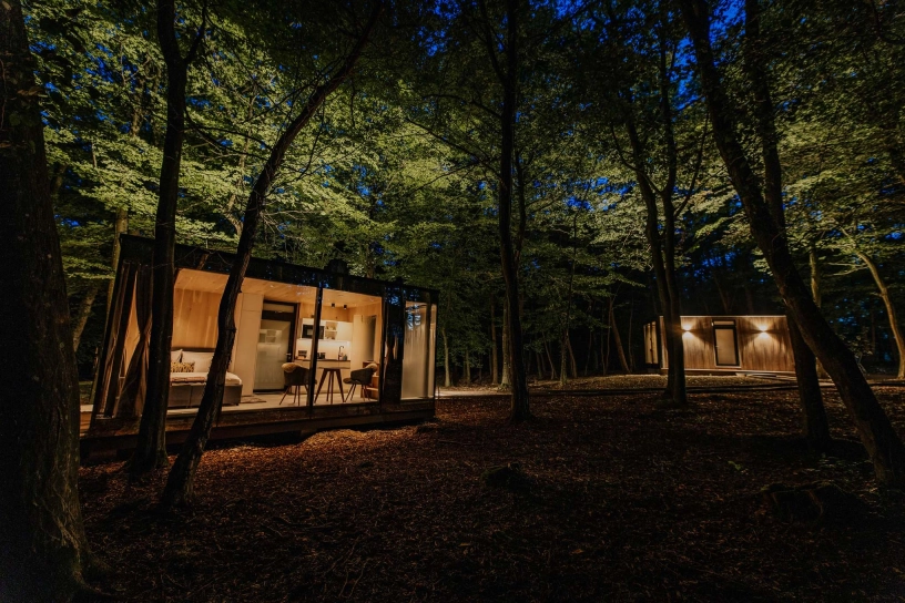 Ignis Glass House By Night